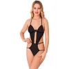 Siyah Lcralı Tül Bodysuit - 931