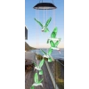 Solar Led Işıklı Kuşlu Bahçe Dekoru 6 Ledli,Renkli Işık