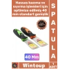 #Spatula Paslanmaz Çelik Boya Alçı Kazıma Sıva Ekipmanı Profesyonel Fiber Saplı Metal Spatula 40 Mm