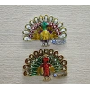 Swarovski Taşlı Tavuskuşu Magnet