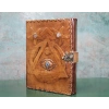Taşlı Deri Defter Model 4