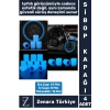 Tüm Otomobil Bisiklet Motosiklet Minibüslerle Uyumlu Kolay Montaj Fosforlu Sibop Kapağı 4 Adet