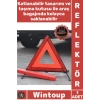 Üçgen Acil Durum Reflektörü - Katlanabilir - Taşıma Kutulu