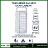 USV 6V AKÜLÜ 80 SAAT KAMP LAMBASI IŞILDAK