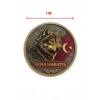 Vatan Namustur” Kurt Armalı Plastik Patch  7 cm