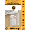 #RafTutucu Şeffaf Dolap İçi Bölme Destek Aparatı Delmesiz Kristal Güçlü Montaj Yapışkanlı Raf Tutucu