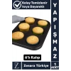 Yüksek Kalite Isıya Dayanıklı Yanmaz Yapışmaz Kolay Temizlenir Kek Brownie Cupcake 6lı Muffin Kalıbı