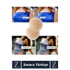 Yüksek Kaliteli Kadın İç Giyim Göğüs Ucu Meme Kapatan Gizleyen %100 Silikon Ten Nipple Ped 1 Çift