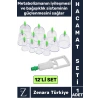 Yüksek Kaliteli Metabolizma Etkili 12li Vakumlu Hacamat Kupası+4 Parmak Pompa Özel Set