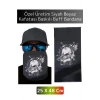 Yüksek Kaliteli Şık Kuru Kafa Tasarımlı Motor Açık Hava Spor Çok Amaçlı Saç Boyun Bilek Buff Bandana