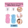Yüksek Kaliteli Ultra Esnek Yumuşak Peeling Hassas Cilt Bebek Banyo Ovalama Süngeri Banyo Lifi 3Adet