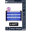 Yüksek Kaliteli UV Çift Florasanlı Zincir Askılı 6 Watt Ev Ofis Sinek Sivrisinek Kara Sinek Öldürücü