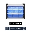 Yüksek Kaliteli UV Çift Florasanlı Zincir Askılı 6 Watt Ev Ofis Sinek Sivrisinek Kara Sinek Öldürücü
