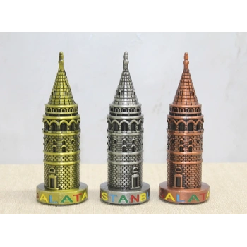 13 cm Metal Galata Kulesi
