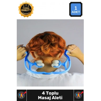 #Masaj Boyun Sırt Omuz Bel Bacak Kas Gevşetici Yoğurma Şarjlı Terapi Cihazı 4 Toplu Masaj Aleti