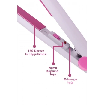 Seyahat Tipi Mini Saç Düzleştirici