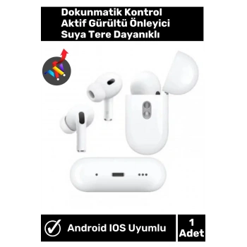 Iphonex/Xs/Promax Uyumlu 1. Nesil Pro Dokunmatik Bluetooth Kulak İçi Kulaklık