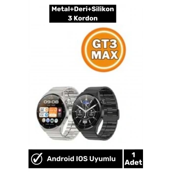 Gt3 Max Uyumlu Akıllı Saat Gt3 Max Uyumlu Akıllı Saat Poısche