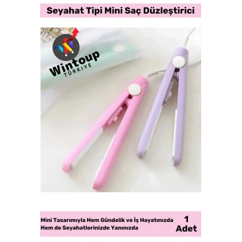 Seyahat Tipi Mini Saç Düzleştirici Taşınabilir Düzleştirici Mini Düzleştirici