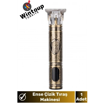 LCD Ekran Göstergeli T-Bıçak Tıraş Saç Ense Sakal Çizim Tıraş Makinesi