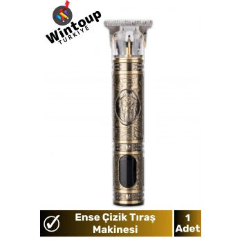 Özel Seri LCD Ekran Göstergeli T-Bıçak Tıraş Saç Ense Sakal Çizim Tıraş Makinesi