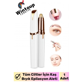 Kadın Bakım Tüm Ciltler İçin İnce Uçlu Yüz Tüy Alıcı Kaş Bıyık Epilasyon Aleti