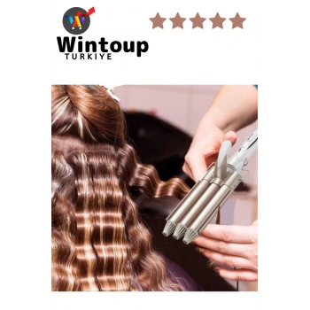 Profesyonel Seramik Su Dalgası Saç Şekillendirici Wag Saç Maşası