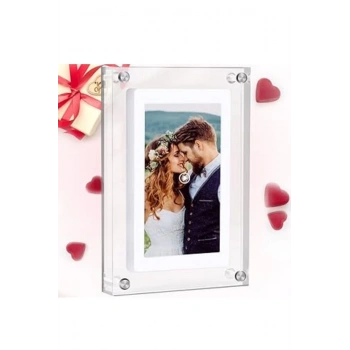 Dijital Anı Çerçevesi 7 Inch IPS Ekran Dijital Fotoğraf Çerçevesi + Video + mp3 Oynatma /