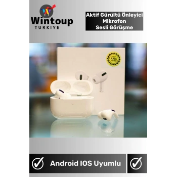 Android Uyumlu Anc Bluetooth Kulaklık Tws Şeffaf Mod & Aktif Gürültü Önleyici