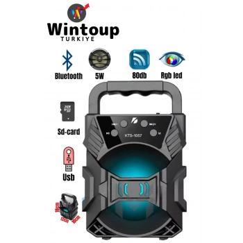 Işıklı Bluetooth Hoparlör Ses Bombası Yüksek Ses Fm Yeni 2024