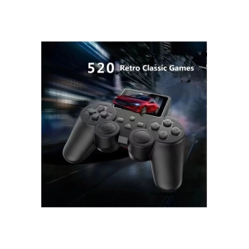 Özel Seri 520 Oyunlu Kablosuz S10 Oyun Konsolu Atari Oyun Konsolu Game Stick HD Ekran