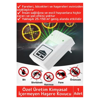 Özel Üretim Ekonomik Kimyasal İçermeyen Zararsız 220V Fare Kemirgen Haşere Kovucu Uzaklaştırıcı