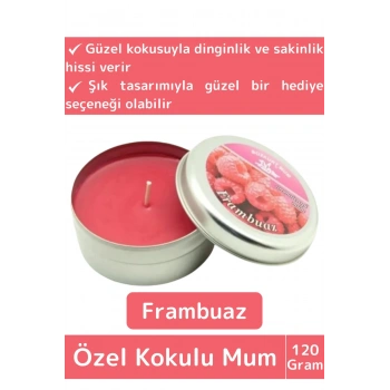 Premium Özel Metal Kutulu Arınma Huzur Meditasyon Yoga Esans Dekoratif Mum Oda Kokusu 120 Gram