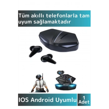 Led Işıklı Gaming Kulak İçi Bluetooth Oyuncu Kulaklığı