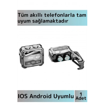 iPhone 16 Tam Uyumlu RGB Işıklı Minimum Gecikme Gamer Kulak İçi Bluetooth Oyuncu Kulaklığı