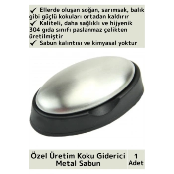 Özel Üretim Çevre Dostu 304 Paslanmaz Çelik Sade Hijyenik Tasarruf Koku Giderici Etkili Metal Sabun
