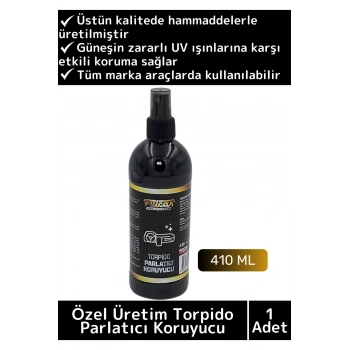 Premium Yüksek Kaliteli Kolay Kullanım Araç Oto Torpido Koruyucu Parlatıcı 410 Ml