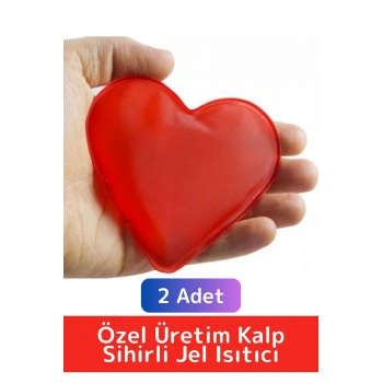 Özel Üretim Kalp Şeklinde El Isıtıcısı Kamp Gündelik Kullanım Sihirli Jel Isıtıcı Cep Sobası 2 Adet