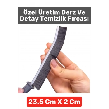 Yüksek Kaliteli Derz İnce Ergonomik Mutfak Banyo Lavabo Otomobil Detaylı Temizlik Fırçası 1 Adet