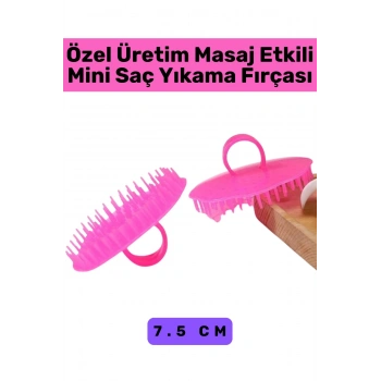 Özel Üretim Yüksek Kaliteli Rahatlatıcı Masaj Etkili Banyo Duş Mini Saç Yıkama Fırçası
