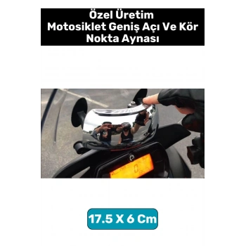Özel Yüksek Kaliteli Kolay Montaj Parlama Islanmaya Dayanıklı Geniş Açı Kör Nokta Motosiklet Aynası