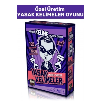 Özel Seri Zeka Dil Becerisi Geliştirici Eğlenceli Takım Grup Oyunu Secret Words YASAK KELİMELER