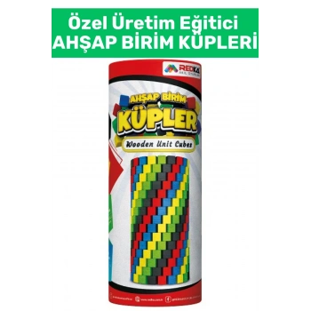 Özel Seri El Göz Koordinasyon Beceri Görsel Zeka Geliştirici Eğlenceli AHŞAP BİRİM KÜPLERİ 100 PARÇA