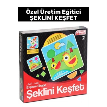 Özel Seri El Becerisi Geliştirici Renkleri Tanıma Parça Bütün İlişkisi Geliştirici ŞEKLİNİ KEŞFET