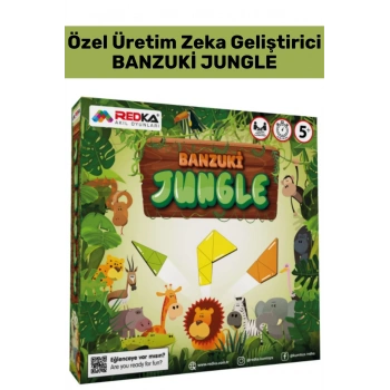 Premium Dikkat Hafıza Mantıksal Düşünme Problem Çözme Becerisi Geliştirici Eğlenceli BANZUKİ JUNGLE