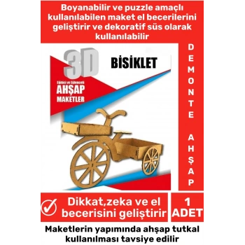 Özel 3D Görsel Zeka Geliştirici Boyanabilir Çocuk Yetişkin Puzzle Dekoratif Demonte Ahşap Oyun Maket