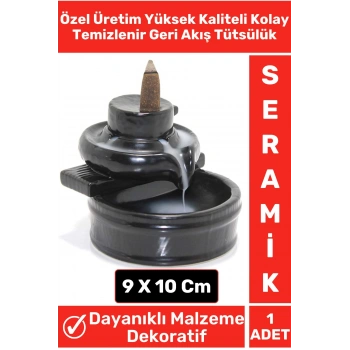 Özel Üretim Yoga Meditasyon Chakra Pozitif Enerji Kolay Temizlenir Seramik Geri Akış Tütsülük