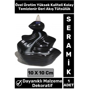 Özel Uzun Ömürlü Yoga Meditasyon Chakra Pozitif Enerji Kolay Temizlenir Seramik Geri Akış Tütsülük