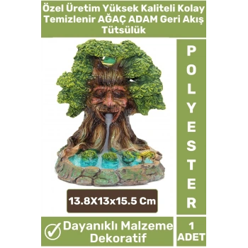 Özel Seri Yoga Meditasyon Chakra Pozitif Enerji Şık Dekoratif Polyester AĞAÇ ADAM Geri Akış Tütsülük