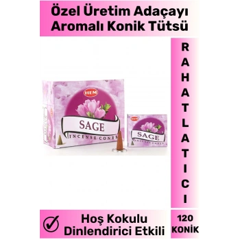 Rahatlatıcı Arındırıcı İyileştirici Ev Ofis Meditasyon Yoga Chakra Pozitif Enerji 120 Konik Tütsü